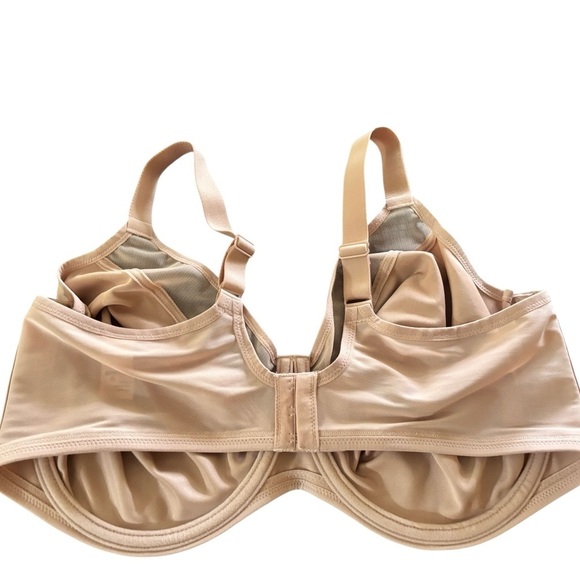 Elomi Smooth Underwire Supportive Bra Size 42H In Sahara EL 4301SAH Back Close - Picture 6 of 6